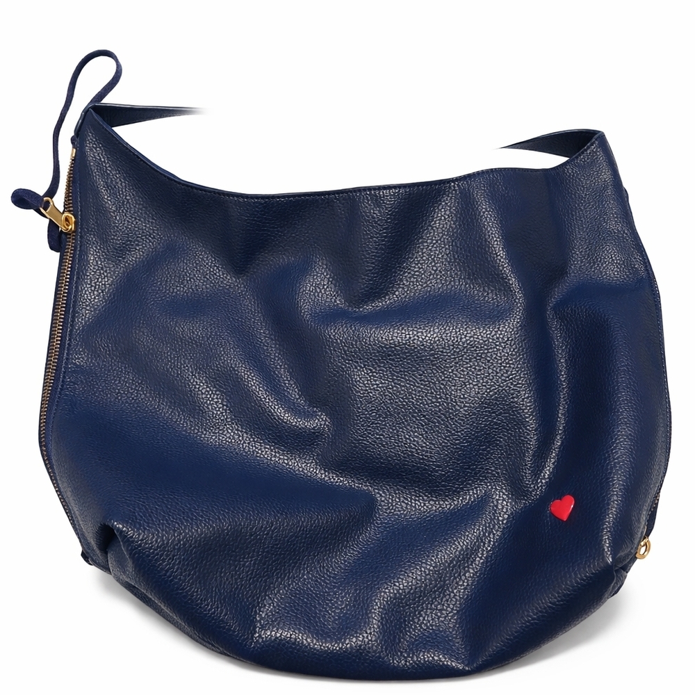 Navy Blue Hobo Bag